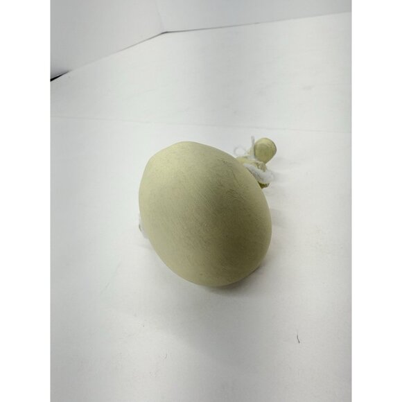 Anthropomorphic Yellow Egg Shelf Sitter Ceramic Vintage Easter Spring Decor 4” - Picture 6 of 9